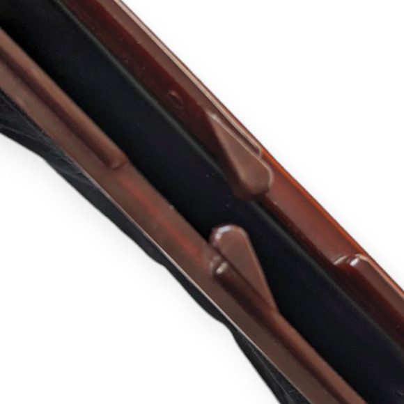 Vintage Tapestry Purse Clutch with Lucite Tortoiseshell Frame - Picture 6 of 8